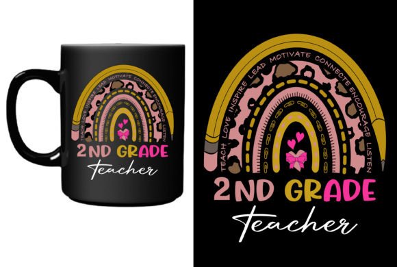 2nd Grade Teacher T-shirt Design for Back to School