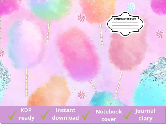 Candy Cane KDP Notebook Cover for Kids: A Creative Back-to-School Solution