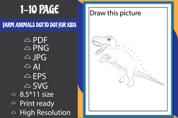 Farm Animals Dot to Dot for Kids: A Fun and Educational Activity