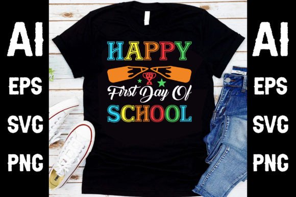 Happy First Day of School T-Shirt Design: A Creative and Practical Solution for Back to School