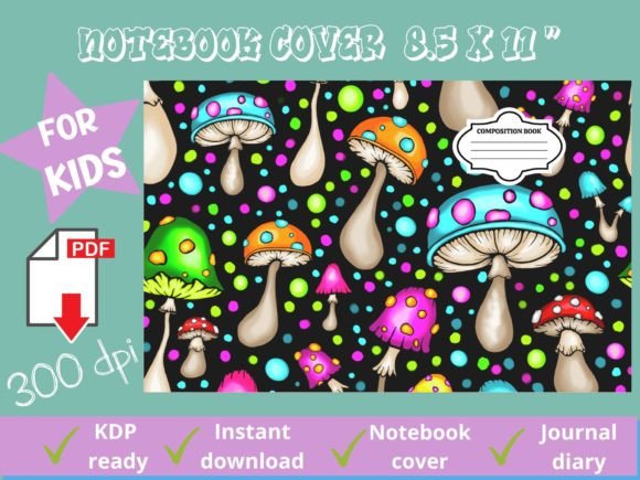 Mushroom Primary Notebook KDP Cover Kids: A Practical Guide for Custom Book Covers