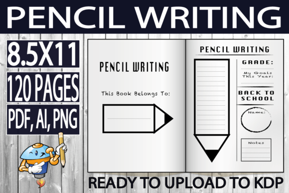 Pencil Writing Journal KDP Interior